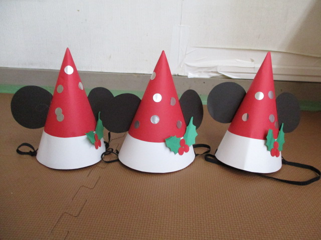 クリスマス 帽子 製作